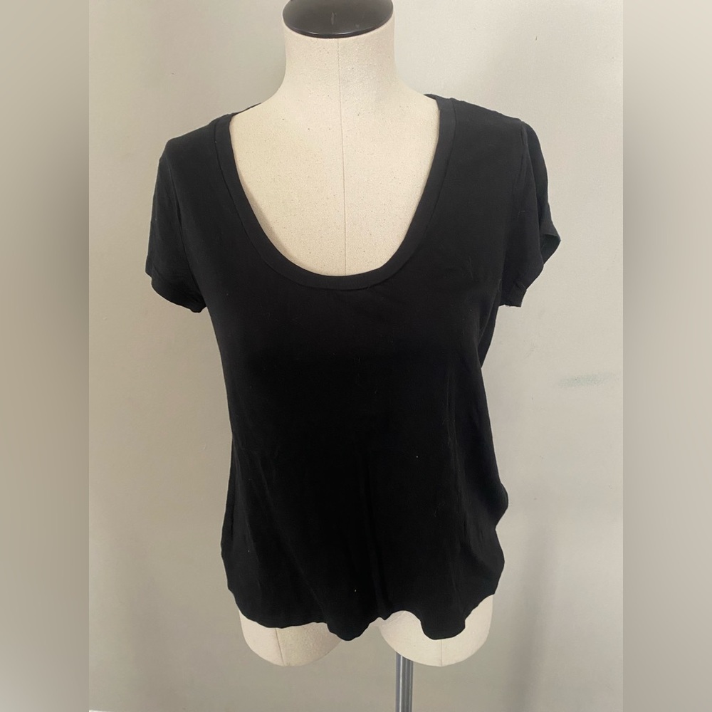 Mossimo Supply Co. Black and White Patterned Camisole,Old Navy black top - Picture 10 of 13